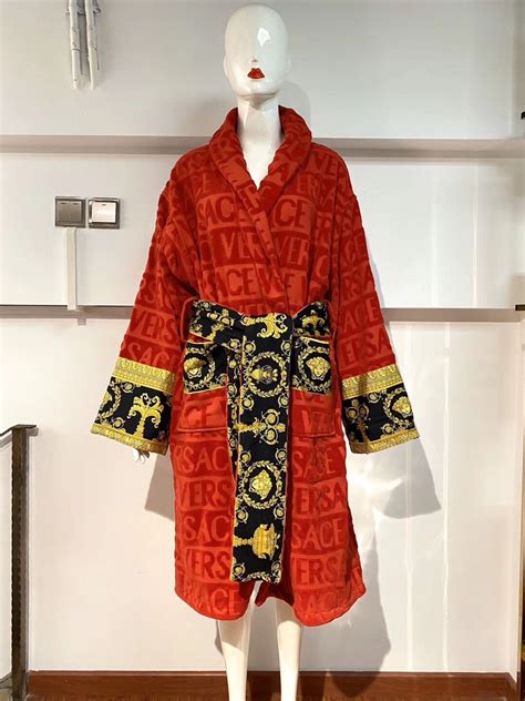 versace bathrobe replica|versace robe cost.